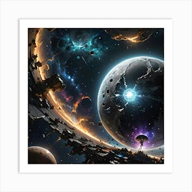 Spacescape Art Print