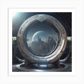 Halo staregate Art Print