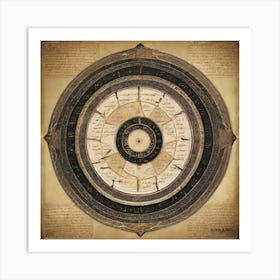 Islamic Calendar Art Print