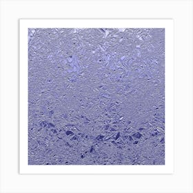 Lavender Aluminum Foil Art Print