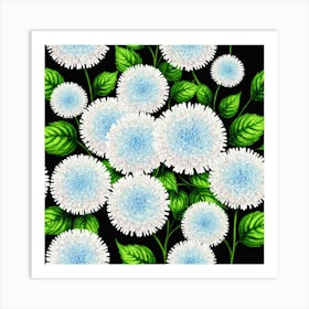 Chrysanthemums 17 Art Print