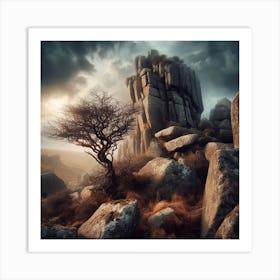 Lone Tree 1 Art Print