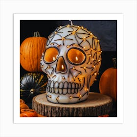 Day Of The Dead Skull Art Print