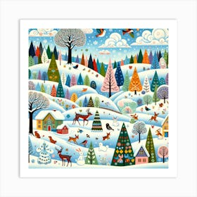 Christmas Is Here Art Print