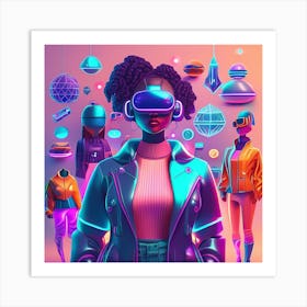 Vr Art Art Print