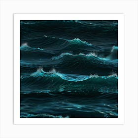 Ocean Waves Art Print