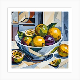 Passion Fruit Bowl Art Print