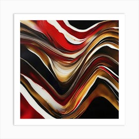 Abstract painting art 10 Art Print