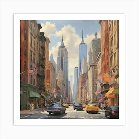 A Picture Of New York City Art Print