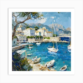 Marina Bay Mallorca Art Print