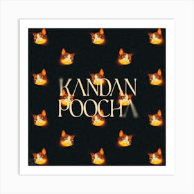 Kandan Poocha Copy Art Print