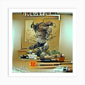 Ninja Warrior Art Print