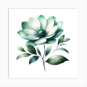 Watercolor Flower 2 Art Print