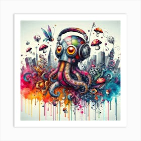 Octopus 9 Art Print