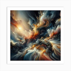 Abstract Painting 106 Art Print