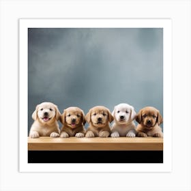 Puppy Stock Videos & Royalty-Free Footage 1 Art Print