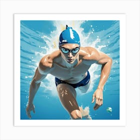 Default Swimmer1 I Art 2 Art Print