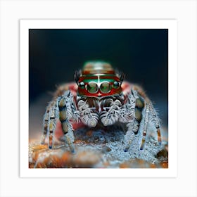 Spider With Red Eyes Art Print