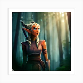 Star Wars The Clone Wars Art Print