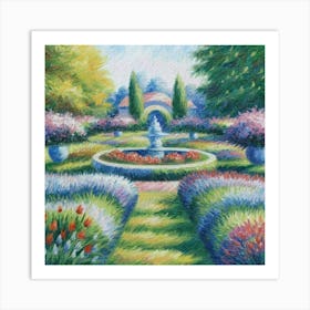 Garden In Bloom Art Print