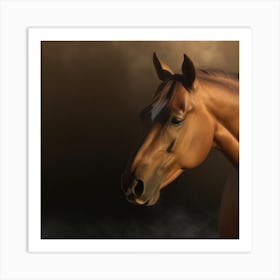 Horse Portrait 1 Art Print