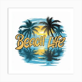 Beach Life Art Print