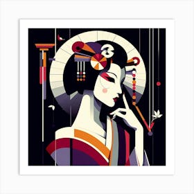 Geishaart311 Art Print