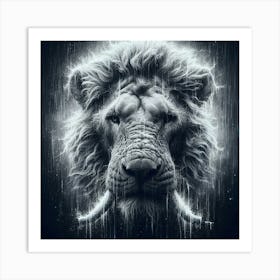 Sabre Lion Art Print