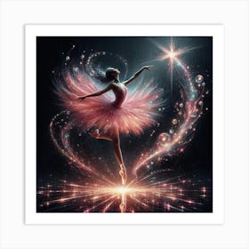 Ballerina Canvas Art Art Print