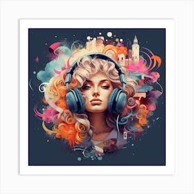 CalmingFacade Music Icon 5 Art Print