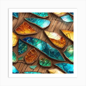 Mosaic Tile Pattern 1 Art Print