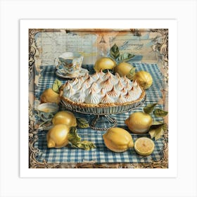 Lemon Meringue Pie Art Print