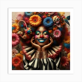 Clown 3 Art Print