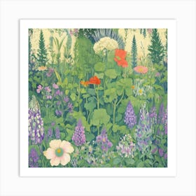 Garden In Bloom 10 Art Print