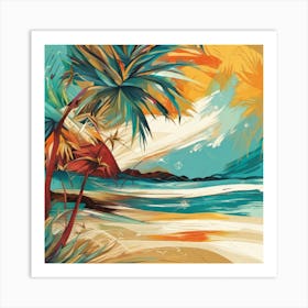 Beach charm Art Print