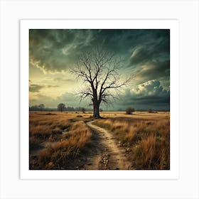 Lonely Tree Art Print