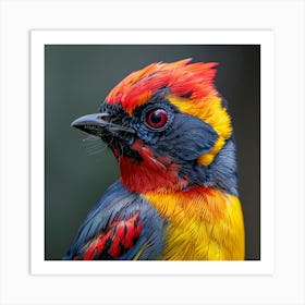 Colorful Bird 9 Art Print