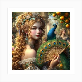 Peacock 8 Art Print