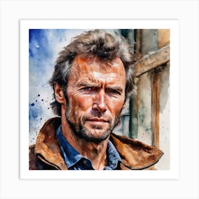 Clint Eastwood 1 Art Print