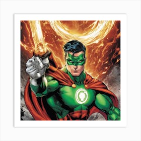 Green Lantern 10 Art Print