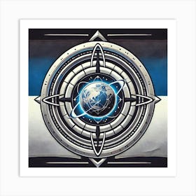 Exosphere Sentinels Flag Converted 1 Art Print