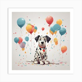 Dalmation Dog 5 Art Print