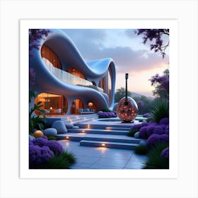 Futuristic House 7 Art Print