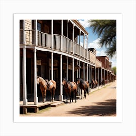 Old West Town 8 Art Print