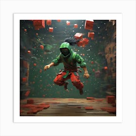 The ninja 1 Art Print