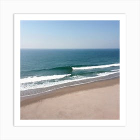 Aerial View Of A Beach 29 Art Print