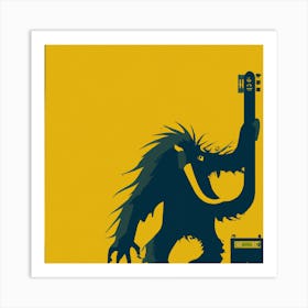 Guitar Monster Art Print