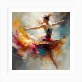 Color Dancer1 1 Art Print