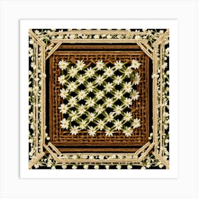 Imagine Vines Of Many Intertwined Small White Dais rug(4) Art Print