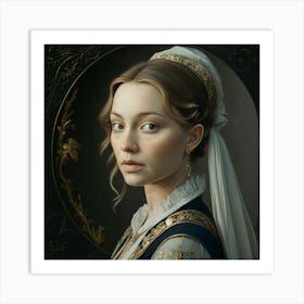 Portrait Of A Woman 41 Art Print